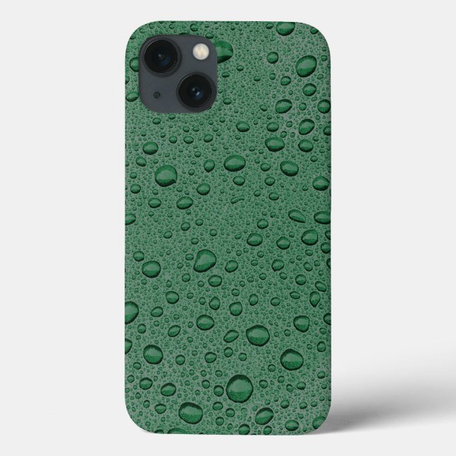Green water droplets Case-Mate iPhone case (Back)