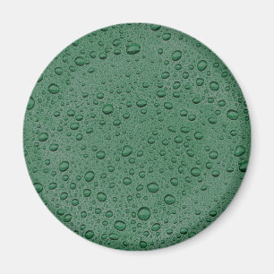 Green water droplets magnet