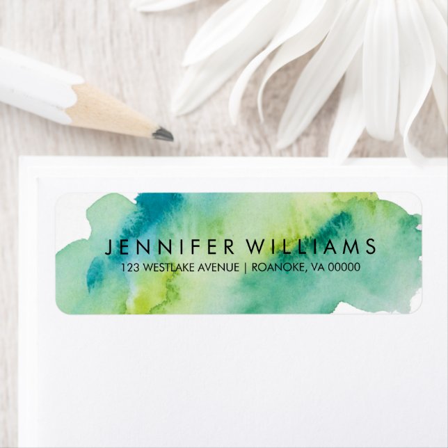 Green Watercolor (Insitu)