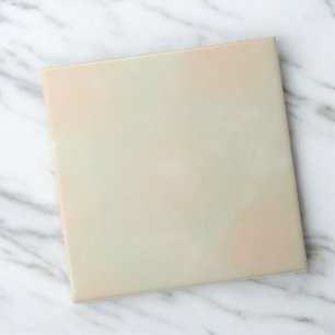 Green Watercolor Abstract Elegant Art  Tile