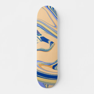 Green watercolor colorful glitter sparkle pattern skateboard