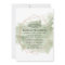 Green Watercolor & Gold Bridal Shower Invitations