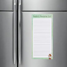Green Watercolor Personalizable List
