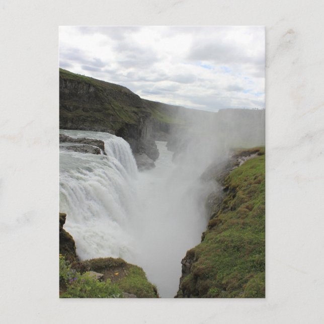 Green Waterfall Postcard (Front)