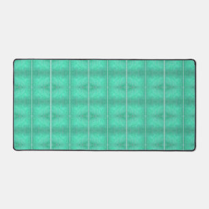 Green Wave Lengths Pattern Desk Mats