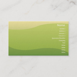 Green Waves - Business Business Card