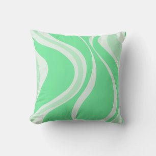 Green Waves Pillow