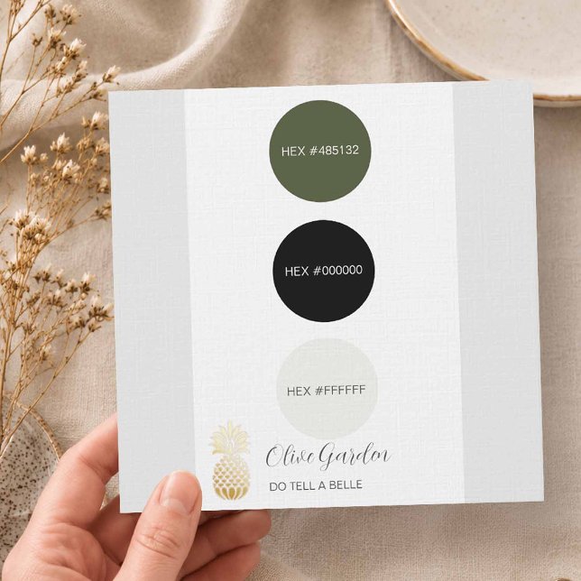 Green Wedding Colours In September Invitation (Fall wedding colors olive and black.)