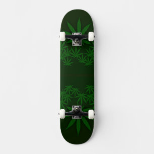 Green Weed Skateboard