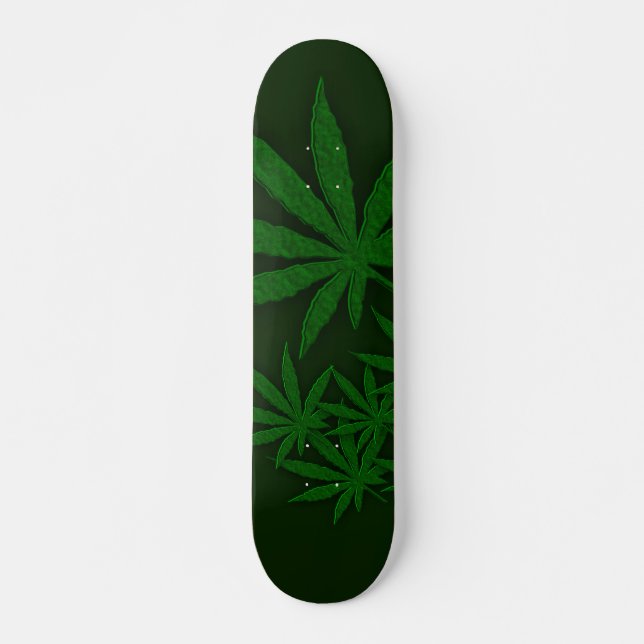 Green Weed Skateboard (Front)