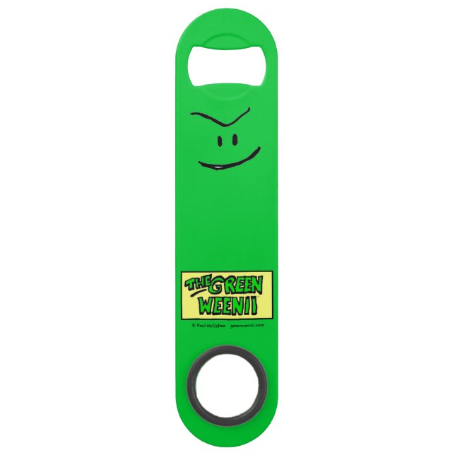 Green Weenii Bottle Opener (Front)