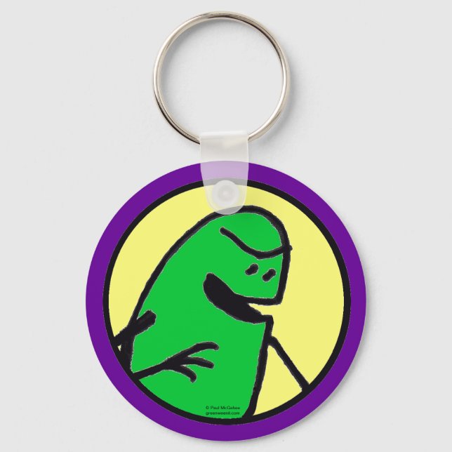 Green Weenii Keychain (Front)