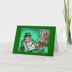 Green Weenii "Shepherds Pie" St Patrick's Day Card
