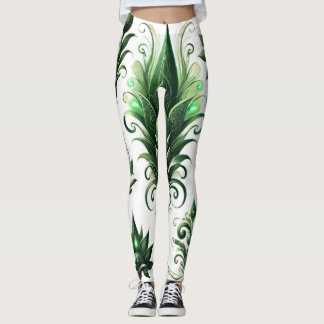 "Green Well: Nature-Inspired Public Design" Leggings