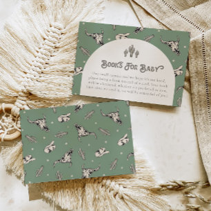Green Western Books For Baby Cards 