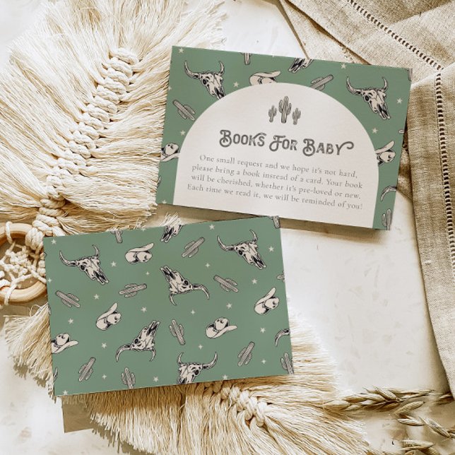 Green Western Books For Baby Cards  (Creator Uploaded)