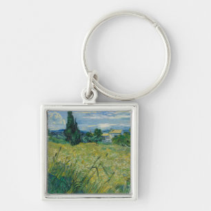 Green Wheat 1889 Key Ring
