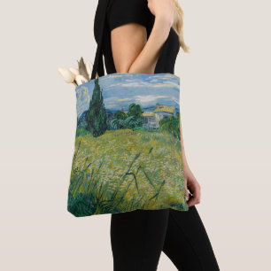 Green Wheat 1889 Tote Bag