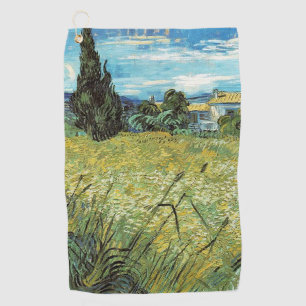 Green Wheat Field  Vincent van Gogh    Golf Towel