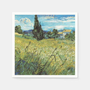 Green Wheat Field  Vincent van Gogh     Napkin