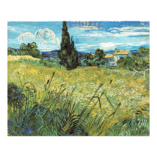 Green Wheat Field Vincent van Gogh Photo Print