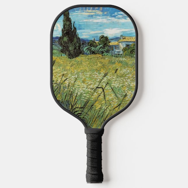 Green Wheat Field  Vincent van Gogh   Pickleball Paddle (Front)