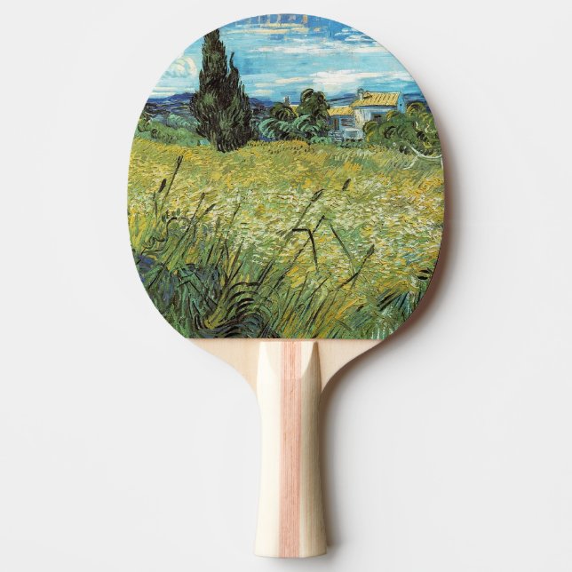 Green Wheat Field  Vincent van Gogh     Ping Pong Paddle (Front)