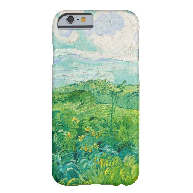 Green Wheat Fields Auvers(F807) Van Gogh Fine Art Case-Mate iPhone Case (Back)