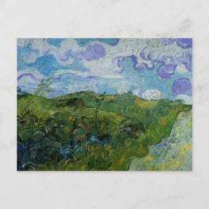 Green Wheat Fields by Vincent van Gogh Postcard