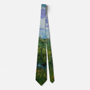 Green Wheat Fields by Vincent van Gogh Tie
