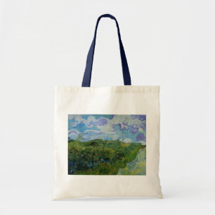 Green Wheat Fields by Vincent van Gogh Tote Bag