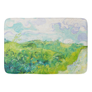 Green Wheat Fields, Van Gogh Bath Mat
