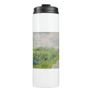 Green Wheat Fields - Van Gogh - c1889 Thermal Tumbler