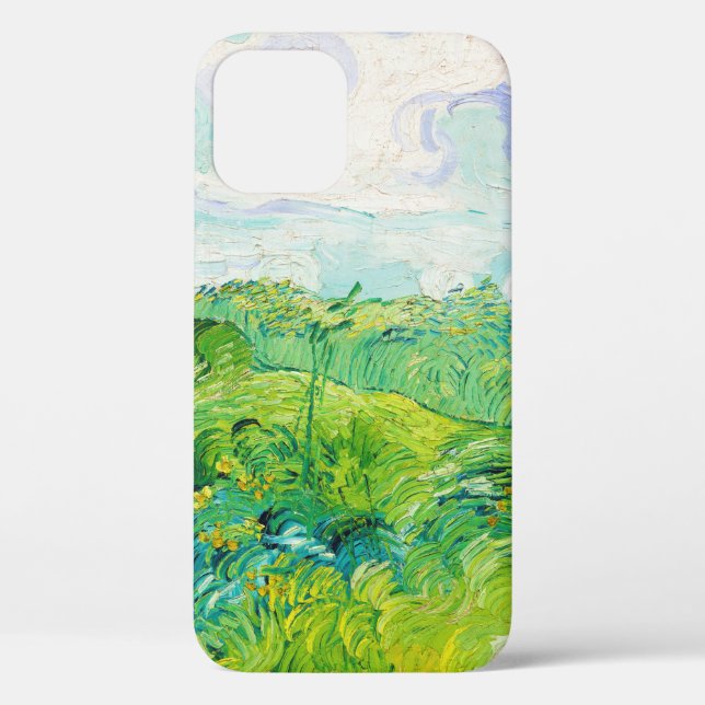 Green Wheat Fields, Van Gogh Case-Mate iPhone Case (Back)