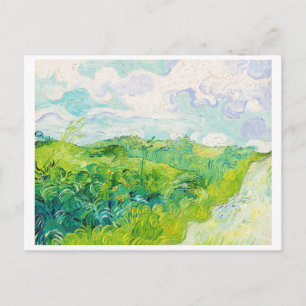 Green Wheat Fields, Van Gogh Postcard