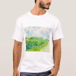 Green Wheat Fields, Van Gogh T-Shirt<br><div class="desc">Vincent Willem van Gogh (30 March 1853 – 29 July 1890) was a Dutch post-impressionist painter who is among the most famous and influential figures in the history of Western art. In just over a decade, he created about 2, 100 artworks, including around 860 oil paintings, most of which date...</div>