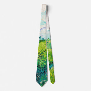 Green Wheat Fields, Van Gogh Tie