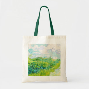 Green Wheat Fields, Van Gogh Tote Bag