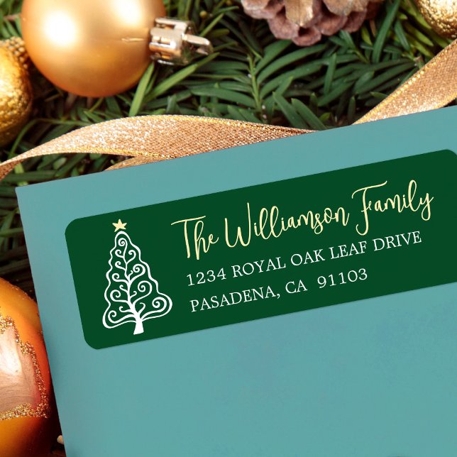 Green Whimsical Playful Christmas Tree Bold Script (Creator Uploaded)