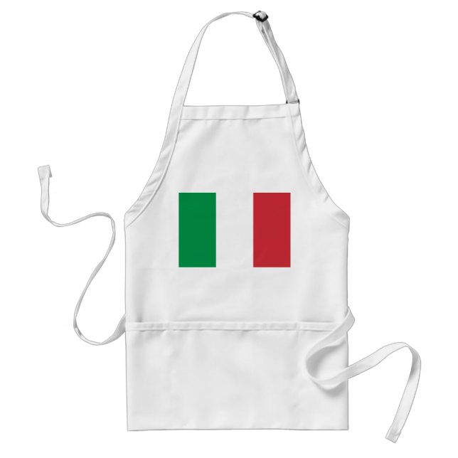 Green White and Red Italian Flag Colours Standard Apron (Front)