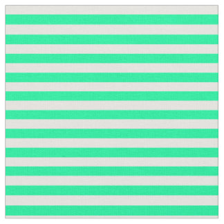 Green & White Coloured Pattern Fabric