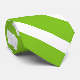 green/white diagonal stripes tie