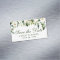 Green White Floral Save The Date Mini Magnet