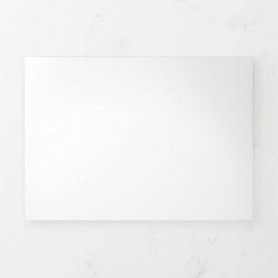 Green White,Harp,Merino, Tri-Fold Card