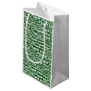 Green White Lawn Care Service - Thank you! - Small Gift Bag