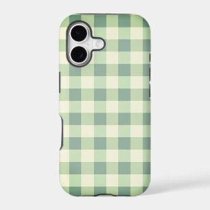 Green & White Plaid Gingham Pretty