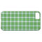 Green white tartan plaid