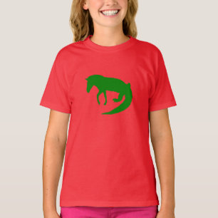 Green Wild Animal Zebra Crocodile T-Shirt