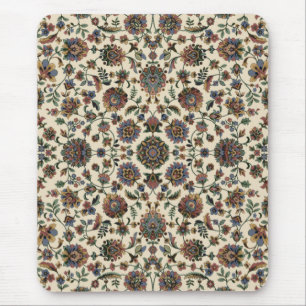 Green Wildflowers Tapestry spiral frame Mouse Mat