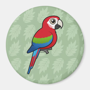 Green-winged Macaw Magnet